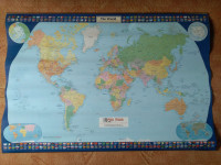 Zemljevid sveta 99x68 cm