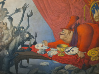 10 kom Akademski slikar CIRIL HORJAK,karikature,70x50 cm