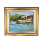 (14174) Janja Oset; olje na platno; Celje; 37 cm x 44 cm