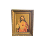 (16252) N/A; mešana tehnika; Jezus; 44 cm X 55 cm
