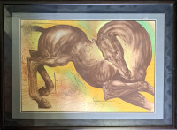 (4126) Milan Mića Uzelac - Konj 1989 (86.50cm x 63.50 cm)
