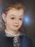 Albert Dillens. (1844 *).  Portret deklice.