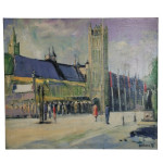 Angleški motiv, akril na platnu, Andlovic