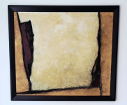 Barbara Demšar, 110x130, abstrkcija, Olje na platnu