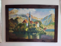 BLED - oljna umetniška slika
