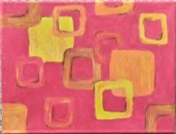 čarobni kvadrati - olje na platnu