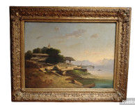 Čudovita slika iz 19 st. 128 x 104 cm.
