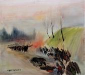 H. Ferhatović - olje na platnu