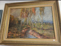J. Potočnik- velika oljna slika.
88 x 68 cm