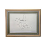 (K100) France Slana; Grafika (E.A.); akt; 46 cm x 36 cm