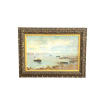 (K71) N/A; Akril; "Obala"; 75 cm x 56 cm