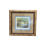 (K87) Marko Krvina; Print (E.A.); "Kraška hiša"; 55 cm x 53 cm