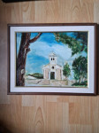 Kapela 38x29 cm  -  olje