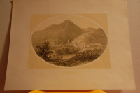 KOZJE-DRACHENBURG, litografija C. Reicherta iz leta 1865