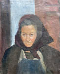 KVAS TOMAŽ, Teta Ana, 1950, olje na platno, 51 x 42 cm
