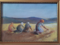 lojze Perko tempera na papirju 50x 35