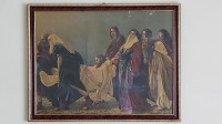 Nabožna slika-Kristusa nesejo k pogrebu