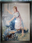 Nikola Mašić, akvarel, znižana