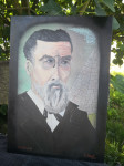 Olje na platno Denis Starič 50x70cm,Jože Plečnik