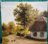 OLJE NA PLATNU -  PREKMURJE -