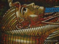 Velik Papirus Faraon in Nefertiti na paspartuju