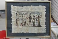 Papirus z motivi iz starega Egipta (okvirjen) - 1