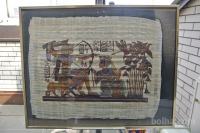 Papirus z motivi iz starega Egipta (okvirjen) - 4