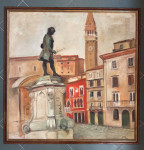 Piran, Tartini, olje na platnu 110 x 110 cm