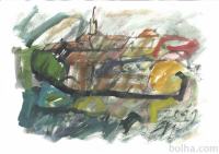 Prodam akvarele na formatu A3- različne tematike