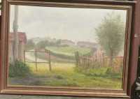 prodam olje na kartonu Drago Della Bernardina  54 x 41 cm