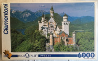Puzzle Clementoni 6000 Neuschwanstein velikost 1,7 x 1,2m