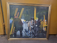 Rudarski motiv 2, slikar Fužir