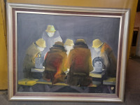 Rudarski motiv, slikar Fužir