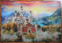 Sestavljene puzzle - Grad Neuschwanstein - primerne za v okvir