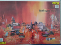 Slika motiv Havana Kuba platno, na lesenem okvirju