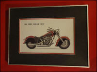 Slika motorja v okvirju INDIAN CHIEF