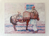 Slika  Mula in človek