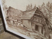 Slika pastel Ervin Kralj 1984,original slika,83x63 cm,