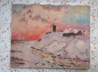 SLIKA na platnu brez okvirja in stekla 35 x 28 cm