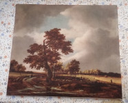 SLIKA na platnu brez okvirja in stekla 37,5 x 32,5 cm