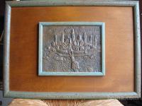 Slika relief bron Koper umetniška reprodukc. muzejske slike