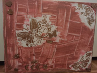 Slika roza metulj 40x50 cm
