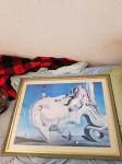 Slika Salvador Dali in plakat