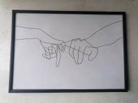 SLIKA v lepem okvirju s steklom 22 x 31 cm samo stoječa