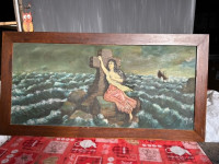 Starejša slika olje na platnu