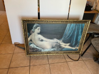 Umetniška slika akt Velika odaliska La Grande Odalisque - reprodukcija