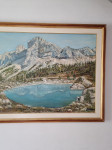 Umetniska slika -jezero v Dolini sedmerih jezer