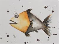 Umetniška slika "Riba rjava"