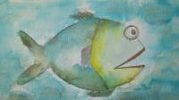 Umetniška slika "Riba"