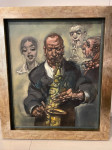 Viktor Šest - Glasbeniki 62x73 (50x60)